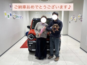 ハスラーのご納車おめでとうございます！